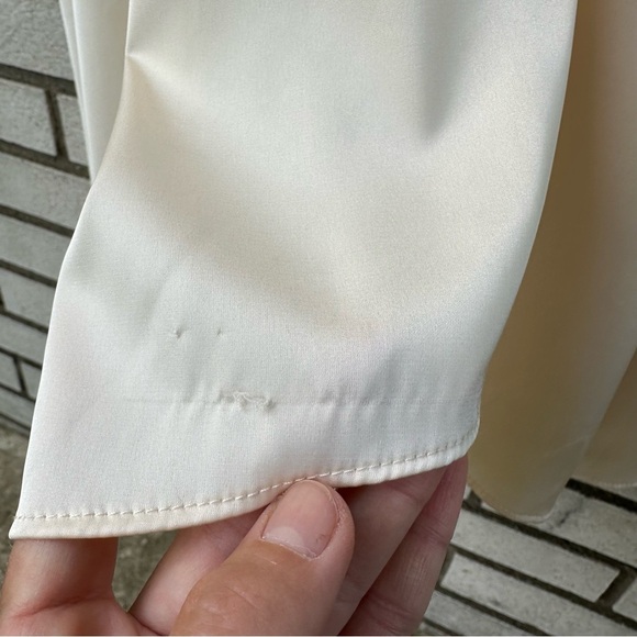 NWT Baltic Born Poppy Satin Midi Dress Cream Ivory - Picture 14 of 14